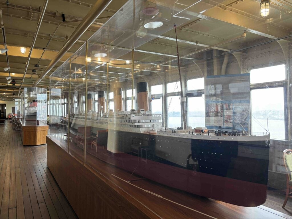 Ship models of the Queen Mary